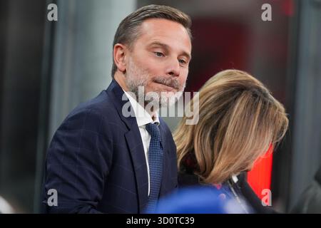 Milan, Italie. 24 octobre 2025. Furlan ad Milan pendant le championnat italien Serie A match de football entre AC Milan et Pise SC le 24 octobre 2025 au stade San Siro de Milan, Italie - photo Alessio Morgese/DPPI crédit : DPPI Media/Alamy Live News Banque D'Images