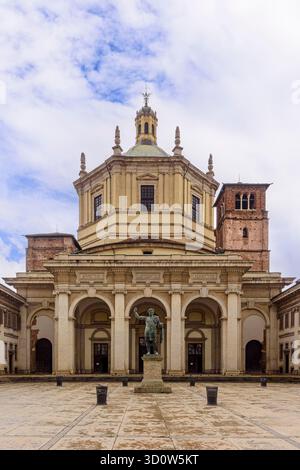 Basilique de San Lorenzo Maggiore, Milan, Italie Banque D'Images