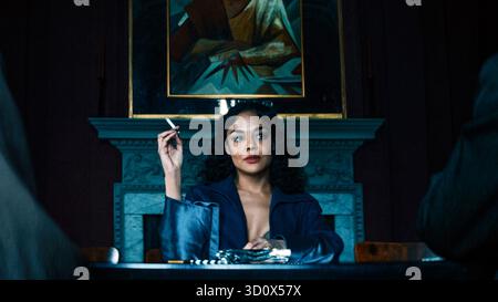 Hedda (2025) réalisé par Nia Dacosta et mettant en vedette Tessa Thompson dans le rôle de Hedda Gabler dans cette adaptation du célèbre drame théâtral de Henrik Ibsen de 1891. Publicité toujours À USAGE ÉDITORIAL EXCLUSIF. Crédit : BFA / Amazon MGM Studios Banque D'Images