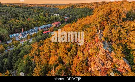 Verlobungsurne im Selketal BEI Alexisbad Harz Banque D'Images