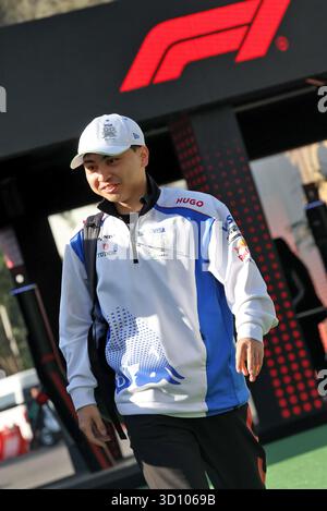 Mexico, Mexique. 25 octobre 2025. Ayumu Iwasa (JPN) Racing Bulls et Red Bull Racing Reserve Driver. 25.10.2025. Championnat du monde de formule 1, route 20, Grand Prix du Mexique, Mexico, Mexique, jour de qualification. Le crédit photo devrait se lire : XPB/Alamy Live News. Banque D'Images