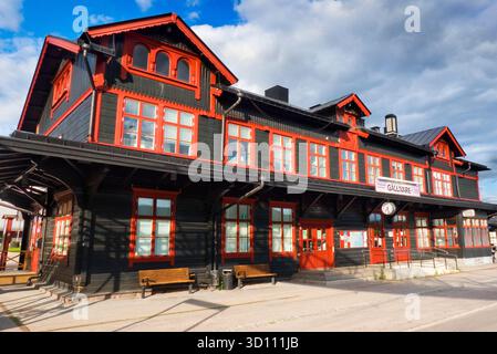 Gare de Gällivare dans le nord de la Suède Banque D'Images