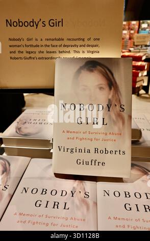 Nobody's Girl de Virginia Roberts Giuffre. Mémoires de Virginia Roberts