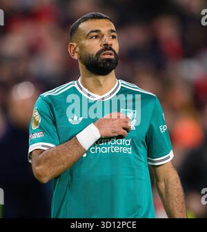 Londres, Royaume-Uni. 25 octobre 2025. Londres, Royaume-Uni. 25 octobre 2025. Brentford v Liverpool - premier League - GTECH Community Stadium - Londres. Mo Salah de Liverpool. Crédit photo : Mark pain / Alamy Live News Banque D'Images
