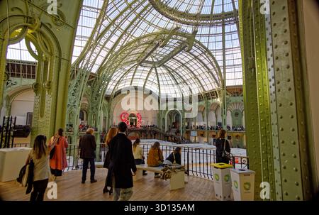 Paris, France. 25 octobre 2025. Vue générale de l'ambiance lors de l'Art Basel Paris 2025 au Grand Palais le 25 octobre 2025 à Paris, France. Crédit : Bernard Menigault/Alamy Live News Banque D'Images