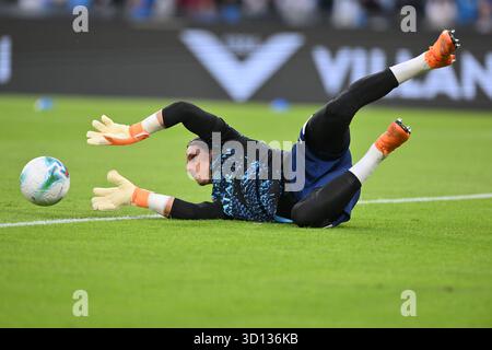 25 octobre 2025, Diego Armando Maradona Stadium, Naples, Italie ; Serie A Enilive Football match ; Napoli versus Inter ; Yann Sommer du FC Inter Banque D'Images