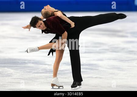 TISSERAND Kaitlyn / POJE Andrew CAN Eistanz KŸr danse sur glace libre Eiskunstlaufen patinage artistique Jeux olympiques d'hiver 2014 sotchi olympische Spiele Winterspiele in sotchi sotchi 2014 © diebilderwelt / Alamy Stock Banque D'Images