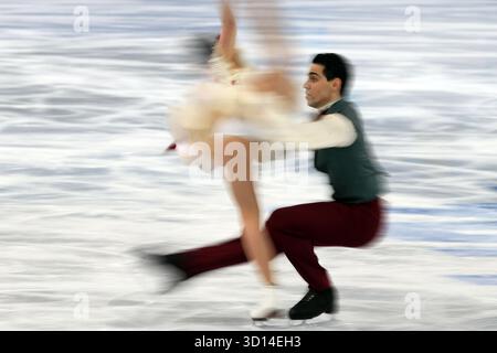 CAPPELLINI Anna / LANOTTE Luca ITA Eistanz KŸr danse sur glace gratuit Eiskunstlaufen patinage artistique Jeux olympiques d'hiver 2014 sotchi olympische Spiele Winterspiele à sotchi sotchi 2014 © diebilderwelt / Alamy Stock Banque D'Images