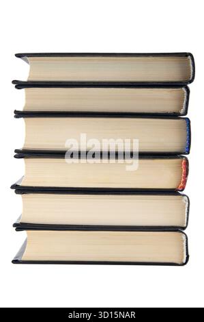 Objet sur blanc - livre gros plan Banque D'Images