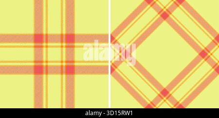 Vecteur textile de motif de texture à carreaux de tartan avec un plaid en tissu sans couture de fond. Décoré dans des couleurs arc-en-ciel pour des serviettes décoratives, des dîners. Illustration de Vecteur