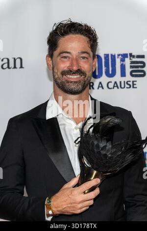 Los Angeles, États-Unis. 25 octobre 2025. Vin Motta assiste aujourd'hui au 4e gala annuel All Ghouls bénéficiant de soins d'autisme dans une résidence privée, Los Angeles, CA, le 25 octobre 2025 crédit : Eugene Powers/Alamy Live News Banque D'Images