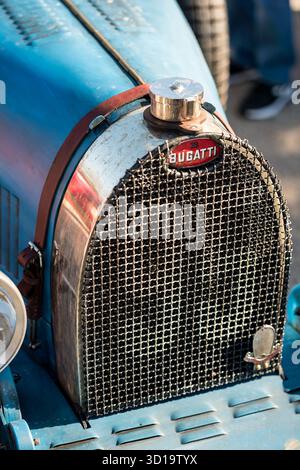 Bugatti à Classic car Race Jochpass Revival à Bad Hindelang, Bavière, Allemagne Banque D'Images