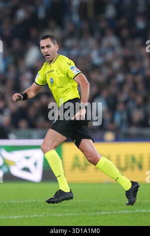 Roma, Italie. 26 octobre 2025. Andrea Colombo pendant le match de football Serie A EniLive entre le Lazio et la Juventus au stade olympique de Rome, Italie - dimanche 26 octobre 2025 - Sport Soccer ( photo par Alfredo Falcone/LaPresse ) crédit : LaPresse/Alamy Live News Banque D'Images