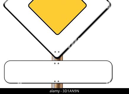 Signalisation routière et routière. Panneaux réglementaires : ces panneaux dictent les règles de circulation et sont souvent noirs, blancs et rouges, bien que les couleurs puissent varier. Exemples : arrêt, rendement, limite de vitesse et ne pas entrer. Panneaux d'avertissement : ces panneaux avertissent les conducteurs des dangers potentiels et des conditions à venir. Les exemples incluent des panneaux pour les routes sinueuses, les passages à cerfs et les passages pour piétons. Ces signes sont souvent jaunes ou fluorescents jaune/vert. Panneaux de guidage et d'information : ces panneaux fournissent des indications directionnelles ou des informations générales. Des exemples incluent les panneaux directionnels avec des flèches et les panneaux pour les services. Banque D'Images
