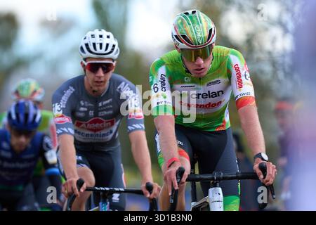 Overijse, Belgique . 26 octobre 2025. OVERIJSE, BELGIQUE - 12 JANVIER : lors du Telenet Superprestige en compétition à la course d'élite des hommes à le 12 janvier 2025 à Overijse, Belgique . (Photo de Rob Pauel/Orange Pictures) crédit : Orange pics BV/Alamy Live News Banque D'Images