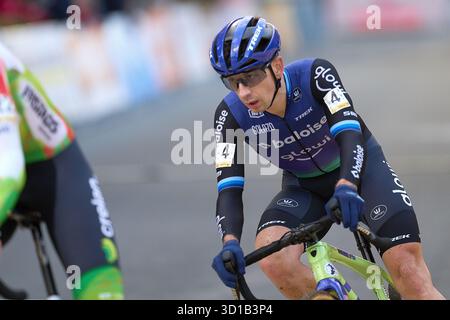 Overijse, Belgique . 26 octobre 2025. OVERIJSE, BELGIQUE - 12 JANVIER : lors du Telenet Superprestige en compétition à la course d'élite des hommes à le 12 janvier 2025 à Overijse, Belgique . (Photo de Rob Pauel/Orange Pictures) crédit : Orange pics BV/Alamy Live News Banque D'Images
