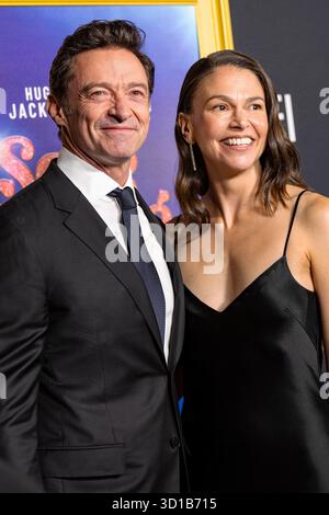 26 octobre 2025 - Hollywood, Californie - Hugh Jackman & Sutton Foster. â€œSong Sung Blueâ€ première au AFI FEST 2025 au TCL Chinese Theater. Banque D'Images