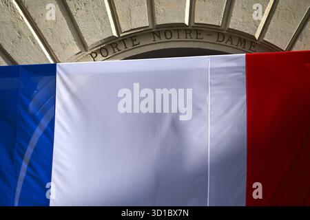 Paris, France. 27 octobre 2025. Cérémonie d'inauguration du Préfet de police, en l'honneur de M. Patrice Faure, au quartier général de la police de Paris, en présence du ministre de l'intérieur, Laurent Nunez, et de la vice-ministre, Marie-Pierre Vedrenne. - 27/10/2025 - France/Ile-de-France (région)/Paris - Julien Mattia/le Pictorium crédit : LE PICTORIUM/Alamy Live News Banque D'Images