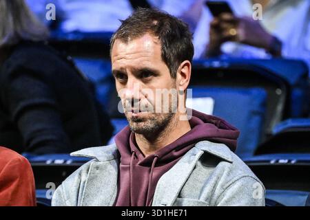 Nanterre, France. 28 octobre 2025. Richard GASQUET lors de la deuxième journée du tournoi de tennis Rolex Paris Masters 2025, ATP Masters 1000 le 28 octobre 2025 à la Defense Arena de Nanterre près de Paris - photo Matthieu Mirville/DPPI crédit : DPPI Media/Alamy Live News Banque D'Images
