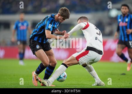 Bergame, Italie. 28 octobre 2025. Zam17z pendant le match de football Serie A entre Atalanta et AC Milan au New Balance Stadium à Bergame, Italie du Nord - mardi 28 octobre 2025. Sport - Soccer . (Photo de Spada/LaPresse) crédit : LaPresse/Alamy Live News Banque D'Images