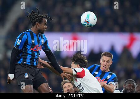 Bergame, Italie. 28 octobre 2025. Ademola Lookman d'Atalanta lors du match de football Serie A entre Atalanta et AC Milan au New Balance Stadium de Bergame, au nord de l'Italie - mardi 28 octobre 2025. Sport - Soccer . (Photo de Spada/LaPresse) crédit : LaPresse/Alamy Live News Banque D'Images