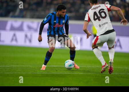 Bergame, Italie. 28 octobre 2025. Ederson lors du championnat italien Serie A match de football entre Udinese Calcio et AC Milan le 28 octobre 2025 au stade Gewiss de Bergame, Italie - photo Alessio Morgese/DPPI crédit : DPPI Media/Alamy Live News Banque D'Images