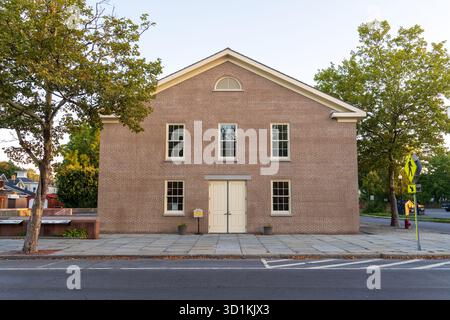 Seneca Falls, New York, honore la lutte pour l’égalité sur le site de la première Convention des droits de la femme en 1848 Banque D'Images