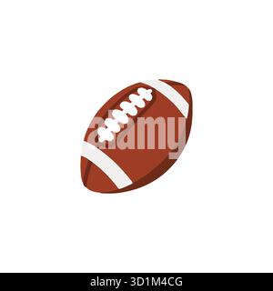 Vecteur de balle de football américain Illustration de Vecteur