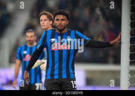 Bergame, Italie. 28 octobre 2025. Ederson lors du championnat italien Serie A match de football entre Udinese Calcio et AC Milan le 28 octobre 2025 au stade Gewiss de Bergame, Italie - photo Alessio Morgese/DPPI crédit : DPPI Media/Alamy Live News Banque D'Images