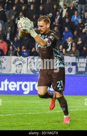 Empoli, Italie. 28 octobre 2025. Andrea Fulignati (Empoli) pendant Empoli FC vs UC Sampdoria, match de football italien Serie B à Empoli, Italie, octobre 28 2025 crédit : Agence photo indépendante/Alamy Live News Banque D'Images
