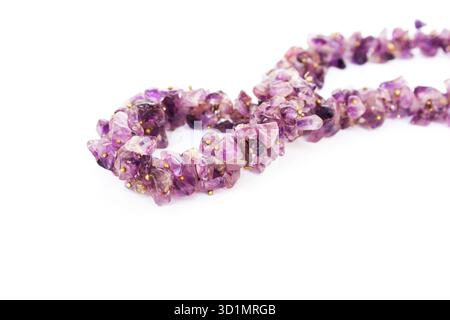 Collier améthyste Banque D'Images