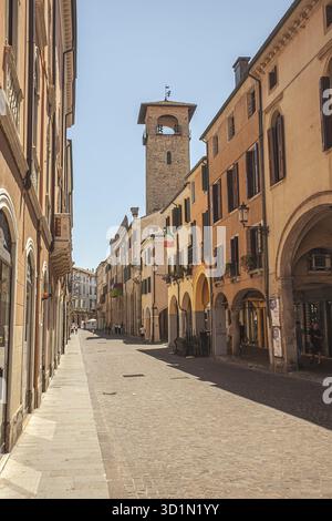 PADOVA, ITALIE 17 JUILLET 2020: Alley Umberto I à Padoue en Italie Banque D'Images