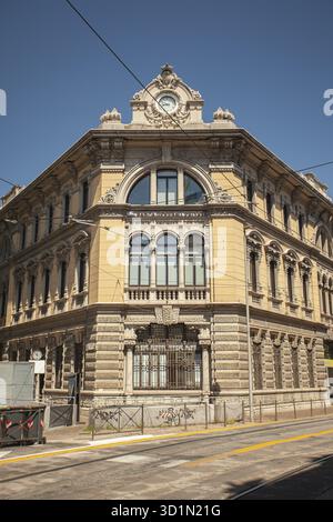 PADOVA, ITALIE 17 JUILLET 2020 : détail d'un bâtiment historique à Padoue en Italie Banque D'Images