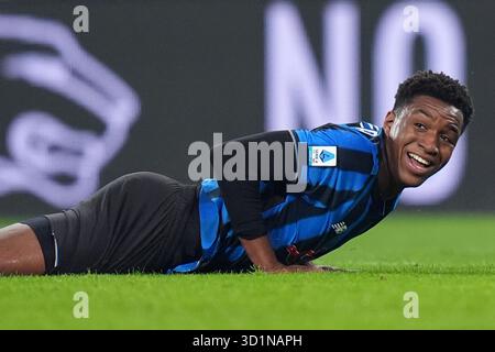 Bergame, Italie. 28 octobre 2025. L'honnête Ahanor d'Atalanta lors du match de football Serie A entre Atalanta et AC Milan au New Balance Stadium de Bergame, au nord de l'Italie - mardi 28 octobre 2025. Sport - Soccer . (Photo de Spada/LaPresse) crédit : LaPresse/Alamy Live News Banque D'Images
