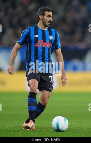 Bergame, Italie. 28 octobre 2025. Davide Zappacosta d'Atalanta lors du match de football Serie A entre Atalanta et AC Milan au New Balance Stadium de Bergame, au nord de l'Italie - mardi 28 octobre 2025. Sport - Soccer . (Photo de Spada/LaPresse) crédit : LaPresse/Alamy Live News Banque D'Images