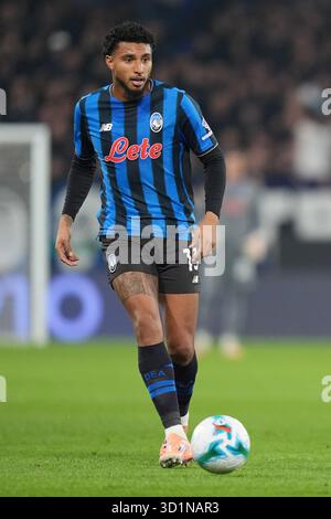Bergame, Italie. 28 octobre 2025. Ederson d'Atalanta lors du match de football Serie A entre Atalanta et AC Milan au New Balance Stadium de Bergame, Italie du Nord - mardi 28 octobre 2025. Sport - Soccer . (Photo de Spada/LaPresse) crédit : LaPresse/Alamy Live News Banque D'Images