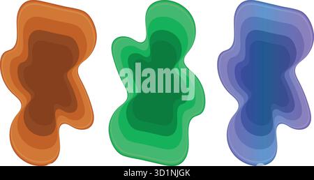 Formes abstraites Illustration de Vecteur