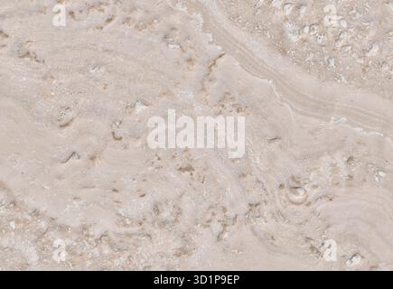 Calcaire Beige similaire au marbre naturel surface pour salle de bains ou cuisine du comptoir. Texture haute résolution et le motif. Banque D'Images