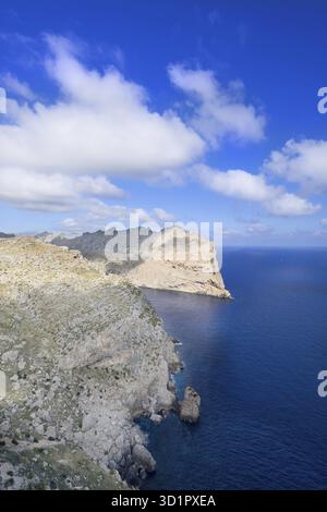 Mer près du Cap Formentor à Majorque, île Baléares, Espagne Banque D'Images