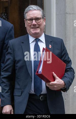 Londres, Angleterre, Royaume-Uni. 29 octobre 2025. Le premier ministre britannique KEIR STARMER est photographié quittant 10 Downing Street avant les questions du premier ministre à Westminster, Londres, le 29 octobre 2025. (Crédit image : © Thomas Krych/ZUMA Press Wire) USAGE ÉDITORIAL SEULEMENT ! Non destiné à UN USAGE commercial ! Banque D'Images