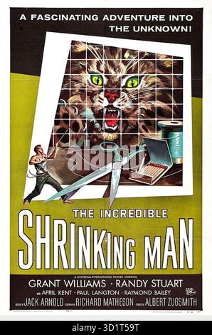 L'INCROYABLE RÉTRÉCISSEMENT DE L'HOMME 1957 Universal Pictures film avec Grant Williams Banque D'Images