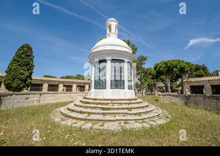 La fortification sanitaire Lazareto de Maó (Hôpital Maó), Menorce, Espagne Banque D'Images