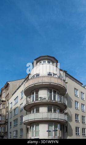 Immeuble dans der Tigergasse Vienne, Autriche, Europe Banque D'Images