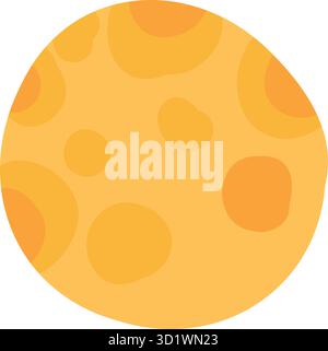 Produit aromatisé saisonnier épice de citrouille, nourriture isolée sur fond blanc. Automne délicieux desserts sucrés ou pâtisseries. Illustration vectorielle colorée moderne Illustration de Vecteur