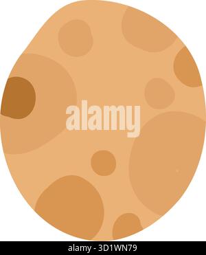 Produit aromatisé saisonnier épice de citrouille, nourriture isolée sur fond blanc. Automne délicieux desserts sucrés ou pâtisseries. Illustration vectorielle colorée moderne Illustration de Vecteur