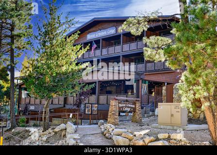 Hôtel Mount Lemmon Lodge à Summerhaven, AZ Banque D'Images