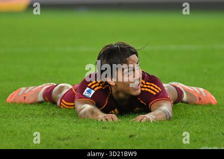 Roma, Italie. 29 octobre 2025. Paulo Dybala de l'AS Roma vu lors du match de Serie A entre L'AS Roma vs Parme au stade Olimpico. Score final Roma 2 : 1 Parme crédit : SOPA images Limited/Alamy Live News Banque D'Images