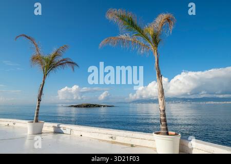 Site archéologique punique, îlot Na Galera de la terrasse de Puro Beach, Can Pastilla, Palma, Majorque, îles baléares, espagne, eur Banque D'Images