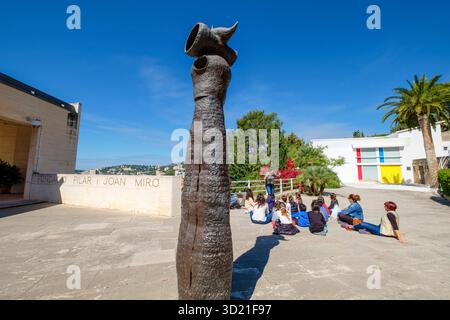 Atelier pour enfants, Fundació Pilar i Joan Miró, Palma, Majorque, Îles Baléares, Espagne, Europe Banque D'Images