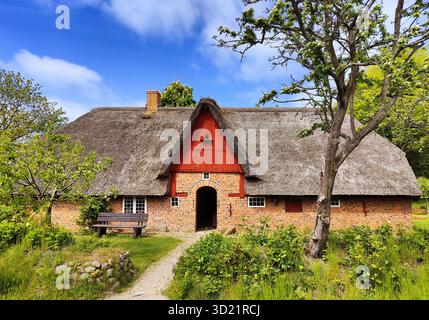 Haus Olesen im Friesenmuseum Wyk auf Foehr, Dr-Carl-Haeberlin-Friesenmuseum, Nordfriesland, Schleswig-Holstein, Allemagne, Europe Banque D'Images